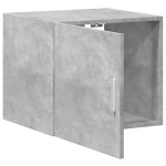 vidaXL Dulap de perete, gri beton, 45x42,5x40 cm, lemn prelucrat