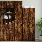 vidaXL Dulap de perete, stejar fumuriu, 45x42,5x40 cm, lemn prelucrat