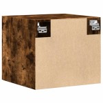 vidaXL Dulap de perete, stejar fumuriu, 45x42,5x40 cm, lemn prelucrat
