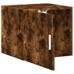 vidaXL Dulap de perete, stejar fumuriu, 45x42,5x40 cm, lemn prelucrat