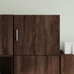 vidaXL Dulap de perete, stejar maro, 45x42,5x40 cm, lemn prelucrat vidaXL Dulap de perete, stejar maro, 45x42,5x40 cm, lemn prelucrat