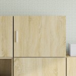 vidaXL Dulap de perete, stejar sonoma, 50x42,5x40 cm, lemn compozit