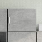 vidaXL Dulap de perete, gri beton, 50x42,5x40 cm, lemn prelucrat