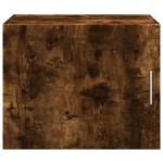 vidaXL Dulap de perete, stejar fumuriu, 50x42,5x40 cm, lemn compozit