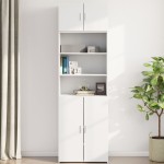 vidaXL Dulap de perete, alb, 70x42,5x40 cm, lemn compozit