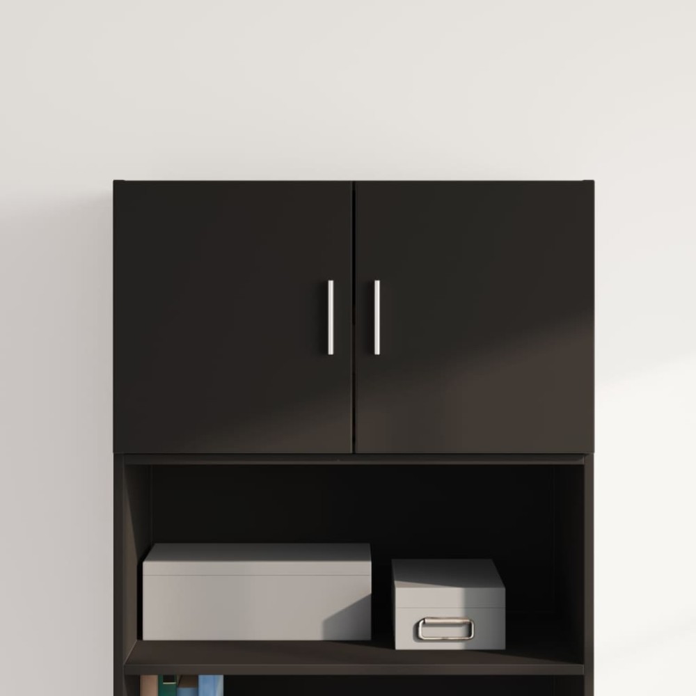 vidaXL Dulap de perete, negru, 70x42,5x40 cm, lemn compozit