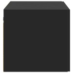 vidaXL Dulap de perete, negru, 70x42,5x40 cm, lemn compozit