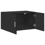vidaXL Dulap de perete, negru, 70x42,5x40 cm, lemn compozit