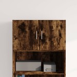 vidaXL Dulap de perete, stejar fumuriu, 70x42,5x40 cm, lemn compozit