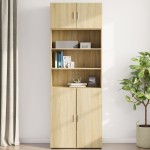 vidaXL Dulap de perete, stejar sonoma, 80x42,5x40 cm, lemn compozit