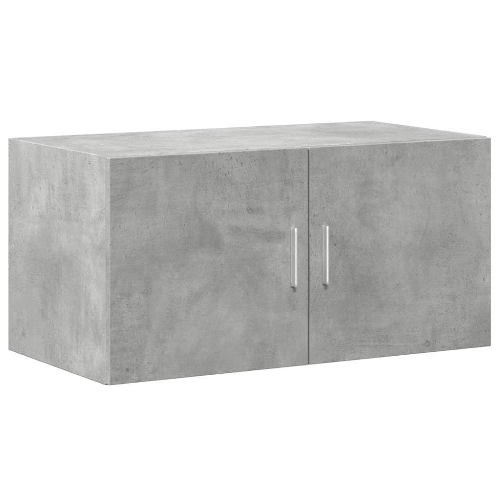 vidaXL Dulap de perete, gri beton, 80x42,5x40 cm, lemn prelucrat