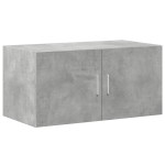 vidaXL Dulap de perete, gri beton, 80x42,5x40 cm, lemn prelucrat