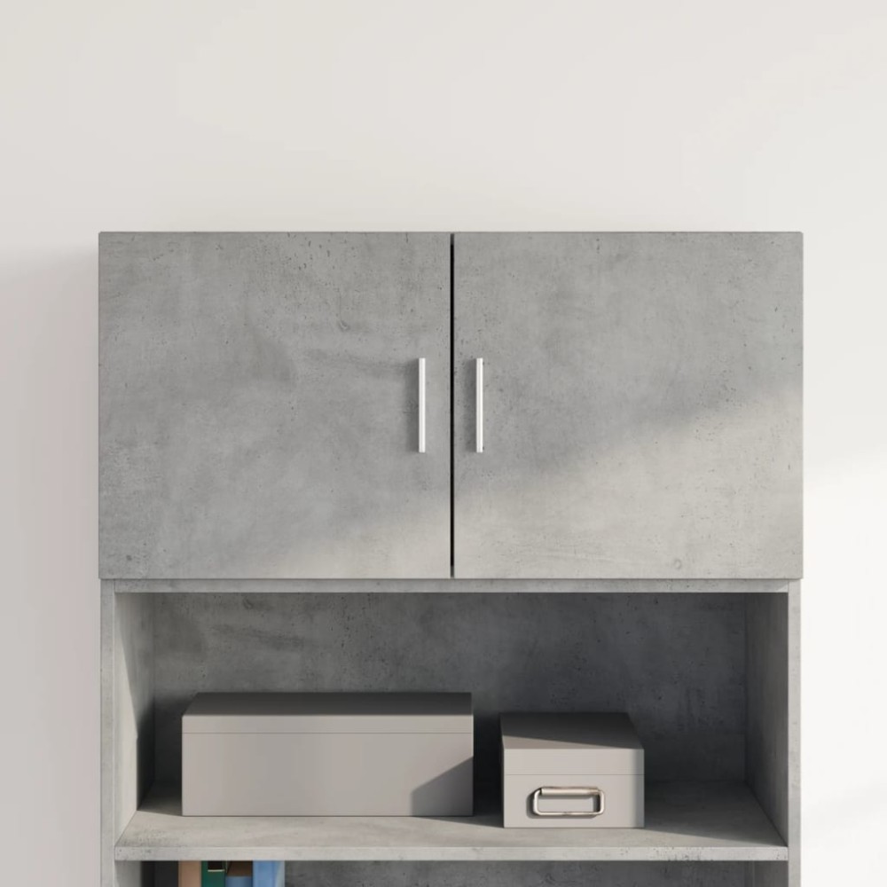 vidaXL Dulap de perete, gri beton, 80x42,5x40 cm, lemn prelucrat