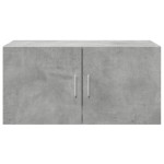 vidaXL Dulap de perete, gri beton, 80x42,5x40 cm, lemn prelucrat