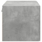 vidaXL Dulap de perete, gri beton, 80x42,5x40 cm, lemn prelucrat
