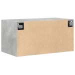 vidaXL Dulap de perete, gri beton, 80x42,5x40 cm, lemn prelucrat