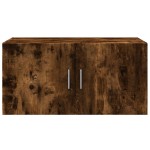 vidaXL Dulap de perete, stejar fumuriu, 80x42,5x40 cm, lemn compozit