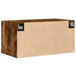 vidaXL Dulap de perete, stejar fumuriu, 80x42,5x40 cm, lemn compozit