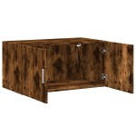 vidaXL Dulap de perete, stejar fumuriu, 80x42,5x40 cm, lemn compozit
