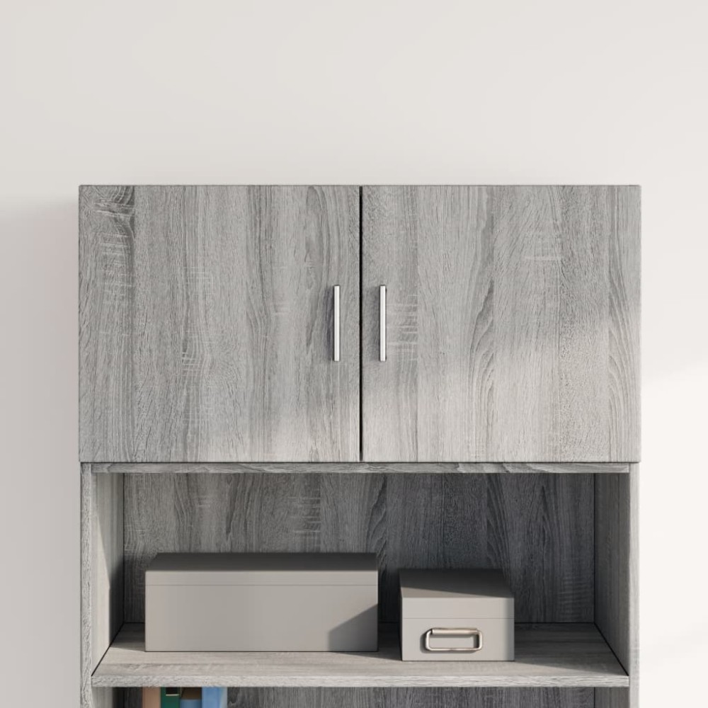 vidaXL Dulap de perete, gri sonoma, 80x42,5x40 cm, lemn compozit