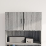 vidaXL Dulap de perete, gri sonoma, 80x42,5x40 cm, lemn compozit