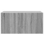 vidaXL Dulap de perete, gri sonoma, 80x42,5x40 cm, lemn compozit