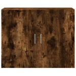 vidaXL Dulap de perete, stejar fumuriu, 80x42,5x64 cm, lemn compozit vidaXL Dulap de perete, stejar fumuriu, 80x42,5x64 cm, lemn compozit