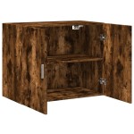 vidaXL Dulap de perete, stejar fumuriu, 80x42,5x64 cm, lemn compozit vidaXL Dulap de perete, stejar fumuriu, 80x42,5x64 cm, lemn compozit