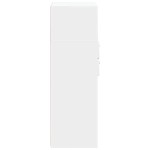 vidaXL Dulap înalt, alb, 30x42,5x124 cm, lemn prelucrat vidaXL Dulap înalt, alb, 30x42,5x124 cm, lemn prelucrat