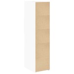 vidaXL Dulap înalt, alb, 30x42,5x124 cm, lemn prelucrat vidaXL Dulap înalt, alb, 30x42,5x124 cm, lemn prelucrat