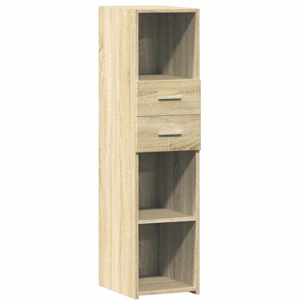 vidaXL Dulap înalt, stejar sonoma, 30x42,5x124 cm, lemn prelucrat