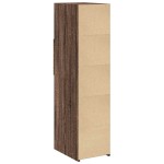 vidaXL Dulap înalt, stejar maro, 30x42,5x124 cm, lemn prelucrat vidaXL Dulap înalt, stejar maro, 30x42,5x124 cm, lemn prelucrat