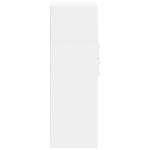 vidaXL Dulap înalt, alb, 40x42,5x124 cm, lemn prelucrat