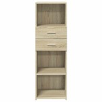 vidaXL Dulap înalt, stejar sonoma, 40x42,5x124 cm, lemn prelucrat vidaXL Dulap înalt, stejar sonoma, 40x42,5x124 cm, lemn prelucrat