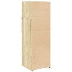 vidaXL Dulap înalt, stejar sonoma, 40x42,5x124 cm, lemn prelucrat vidaXL Dulap înalt, stejar sonoma, 40x42,5x124 cm, lemn prelucrat