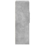 vidaXL Dulap înalt, gri beton, 40x42,5x124 cm, lemn prelucrat