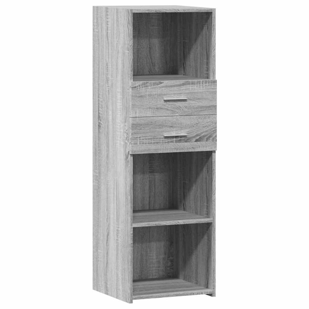 vidaXL Dulap înalt, gri sonoma, 40x42,5x124 cm, lemn prelucrat
