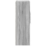 vidaXL Dulap înalt, gri sonoma, 40x42,5x124 cm, lemn prelucrat