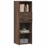 vidaXL Dulap înalt, stejar maro, 40x42,5x124 cm, lemn prelucrat