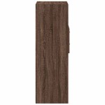 vidaXL Dulap înalt, stejar maro, 40x42,5x124 cm, lemn prelucrat