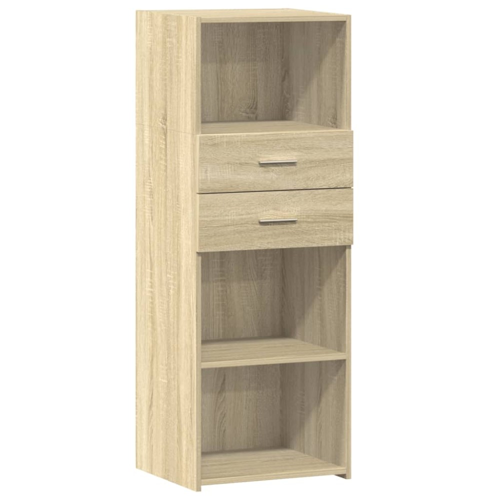 vidaXL Dulap înalt, stejar sonoma, 45x42,5x124 cm, lemn prelucrat