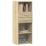 vidaXL Dulap înalt, stejar sonoma, 45x42,5x124 cm, lemn prelucrat