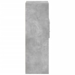 vidaXL Dulap înalt, gri beton, 45x42,5x124 cm, lemn prelucrat