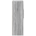 vidaXL Dulap înalt, sonoma gri, 45x42,5x124 cm, lemn prelucrat
