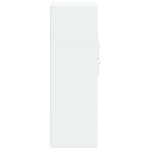 vidaXL Dulap înalt, alb, 50x42,5x124 cm, lemn prelucrat