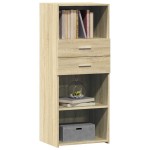 vidaXL Dulap înalt, stejar sonoma, 50x42,5x124 cm, lemn prelucrat vidaXL Dulap înalt, stejar sonoma, 50x42,5x124 cm, lemn prelucrat