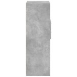 vidaXL Dulap înalt, gri beton, 50x42,5x124 cm, lemn prelucrat