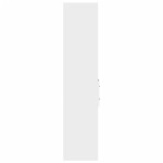 vidaXL Dulap înalt, alb, 30x42,5x185 cm, lemn prelucrat vidaXL Dulap înalt, alb, 30x42,5x185 cm, lemn prelucrat