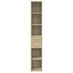 vidaXL Dulap înalt, stejar sonoma, 30x42,5x185 cm, lemn prelucrat