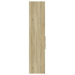 vidaXL Dulap înalt, stejar sonoma, 30x42,5x185 cm, lemn prelucrat